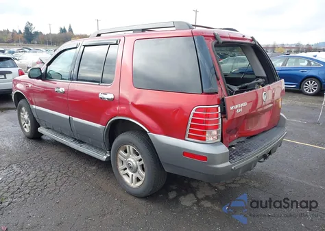 2005 Mercury Mountaineer z USA, uszkodzony, nr VIN 4M2DU86K75UJ18974